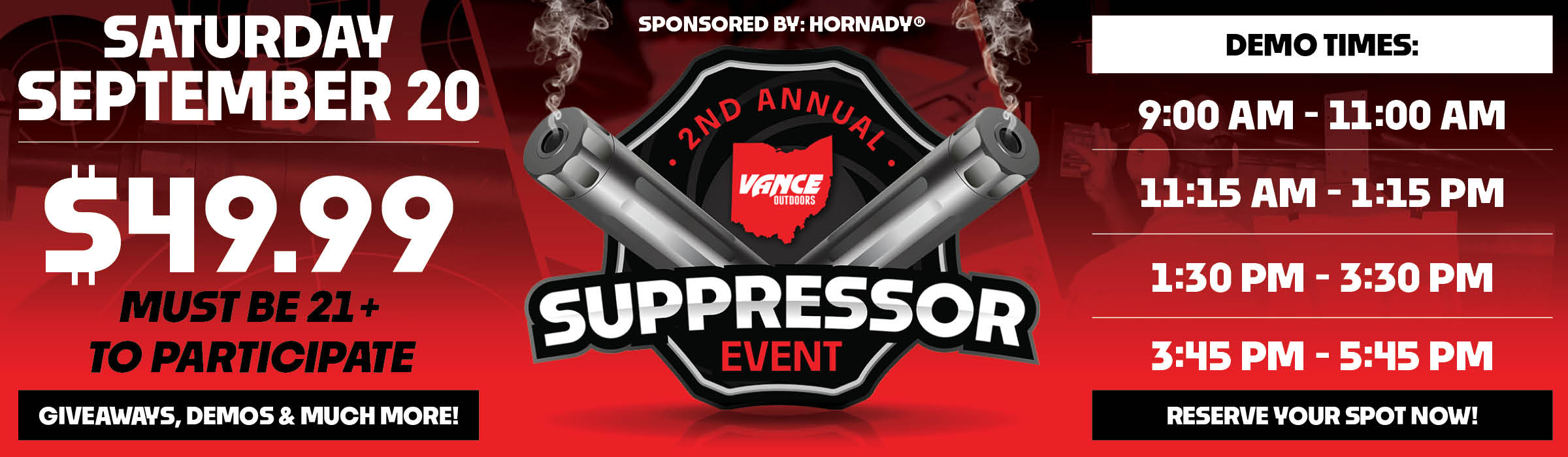 2nd Annual Suppressor Event